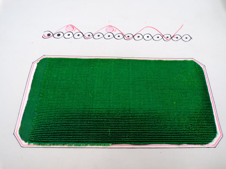 Gindre factory silk weaving manual, Lyon, ca. 1880.