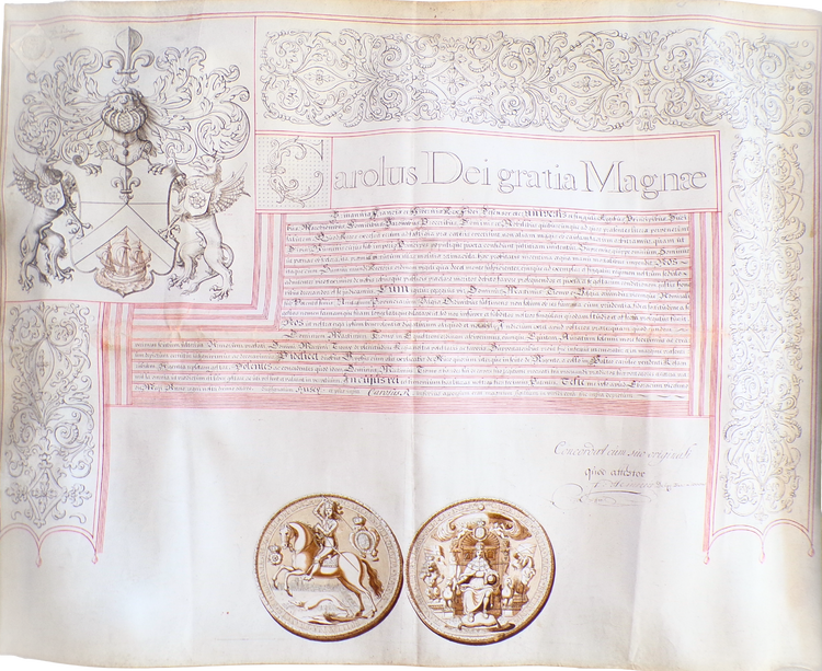 Letters of Nobility of Admirals Maarten and Cornelis Tromp