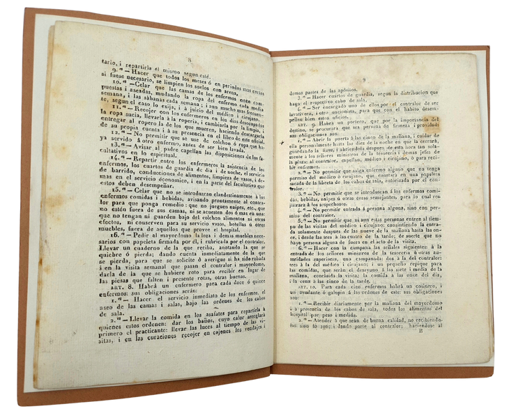 Bolivar improves medical services in Venezuela, Caracas 1827.