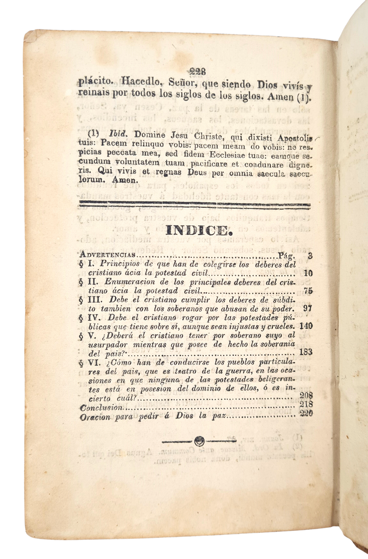 Spanish Nationalist’s plea to accept the Mexican Independence, Mexico 1830.