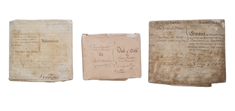 Barbados plantations archive, 1771-1798.