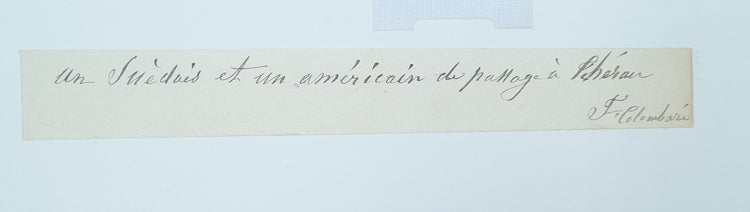 Franz Colombari, American missionary in Tehran, 1848.