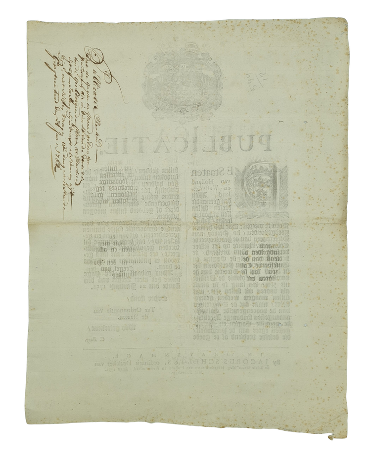 By octrooy aan directeuren van de geoctroyeerde Colonie van Berbice, 1752.