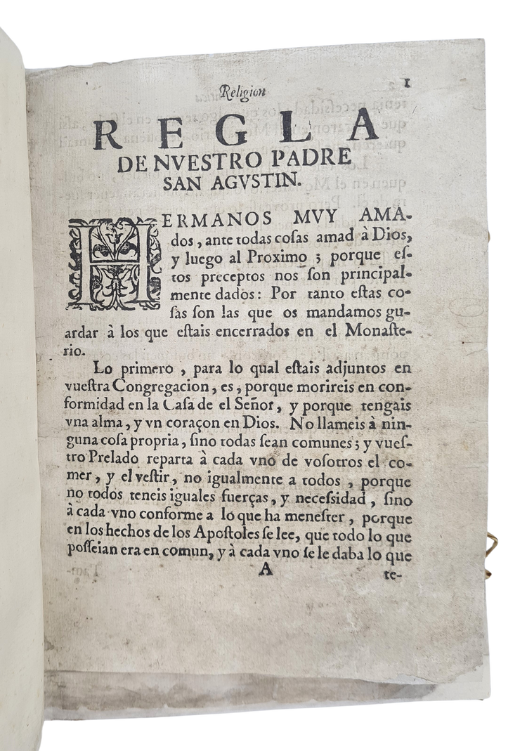 Bethlehemites manuscript, Lima 1746.