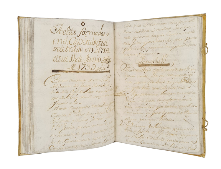 Bethlehemites manuscript, Lima 1746.