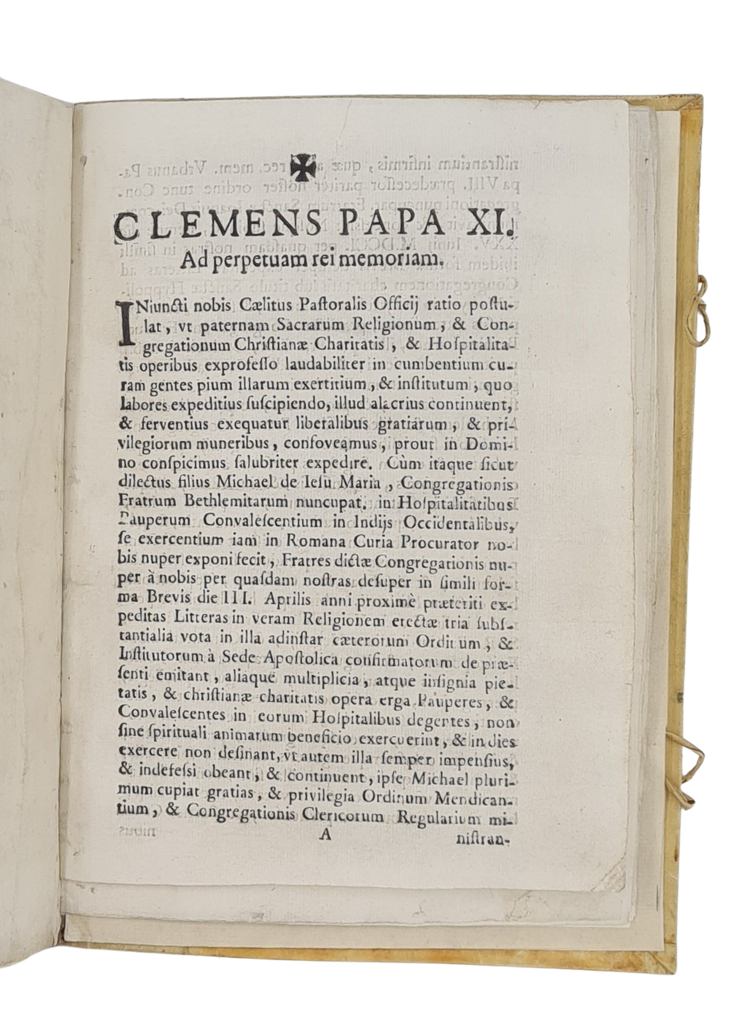 Bethlehemites manuscript, Lima 1746.