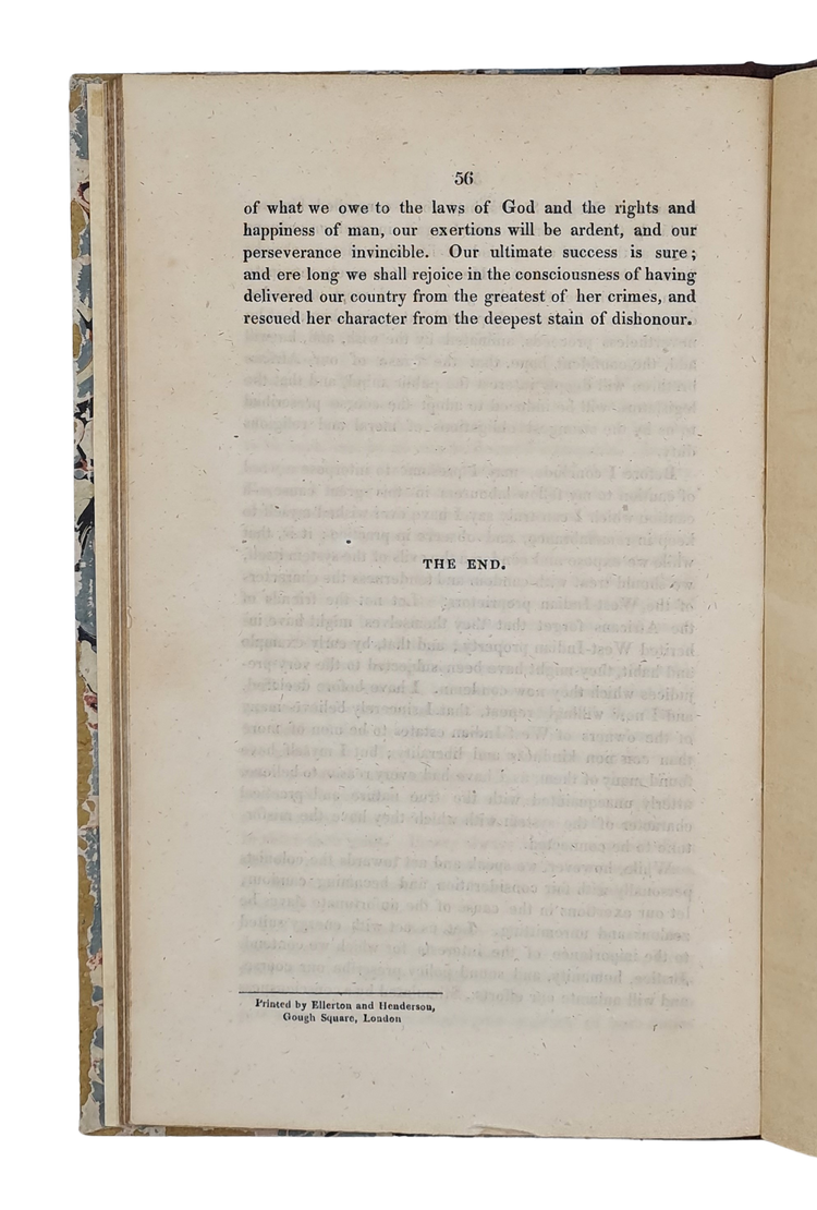 Wilberforce, An appeal to the religion, justice, and humanity of the inhabitants of the British Empire, in behalf of the negro slaves in the West Indies. 1823.