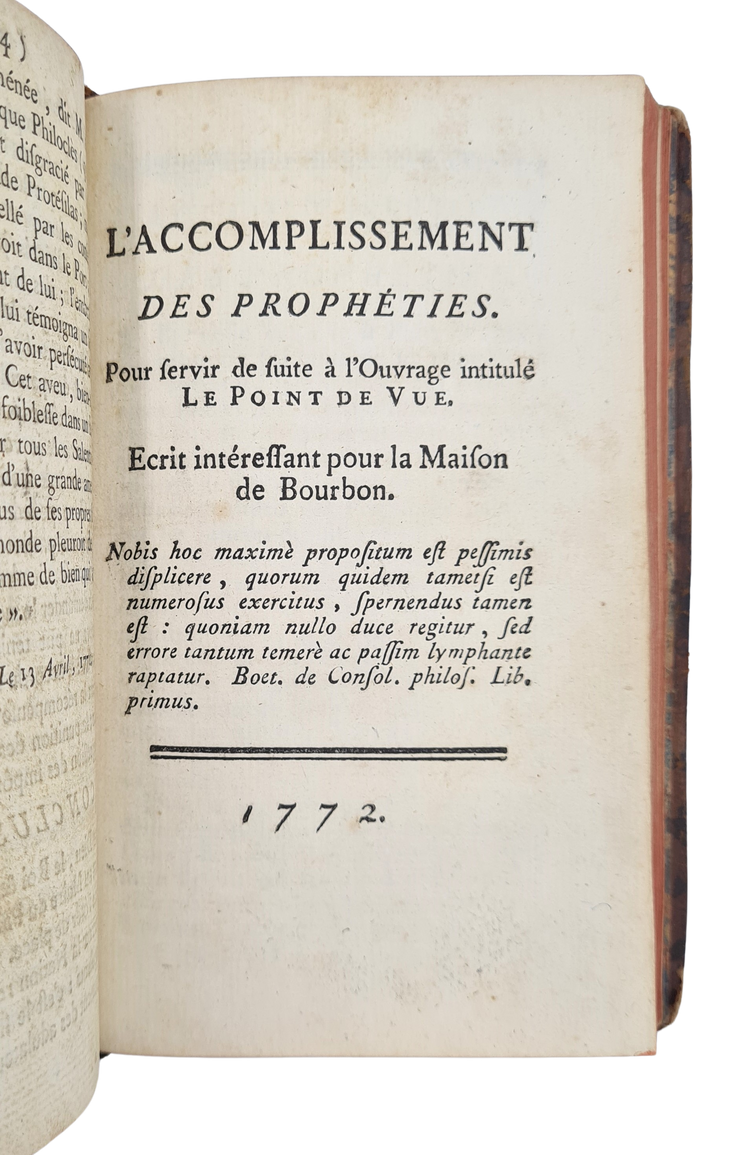 Voltaire, Lettres américaines sur les parlemens, 1770-1771.