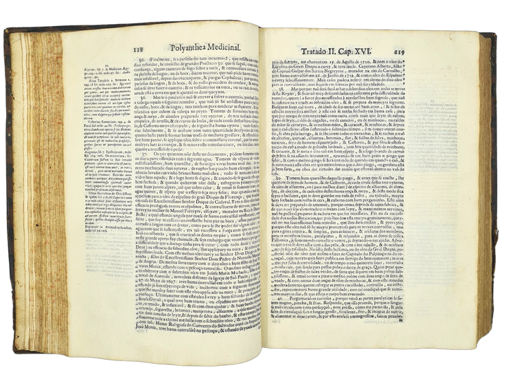 Semedo, Polyanthea medicinal, 1727.