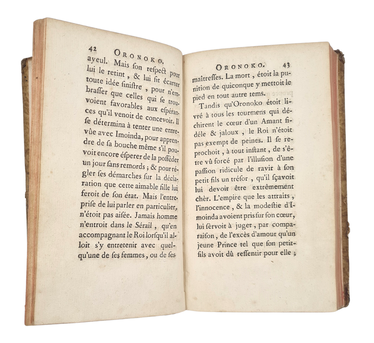 Aphra Behn, Oronoko, Paris 1756.