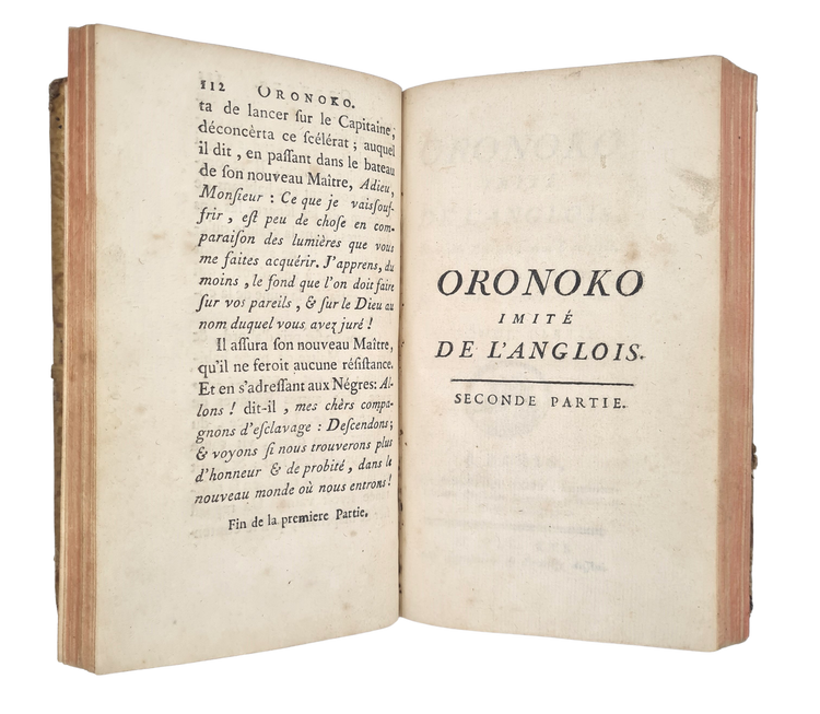Aphra Behn, Oronoko, Paris 1756.