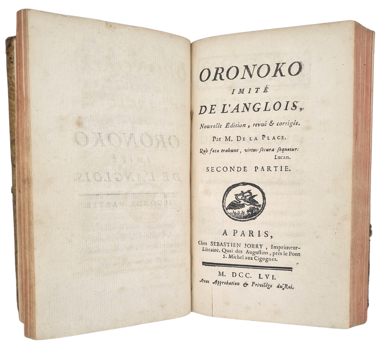 Aphra Behn, Oronoko, Paris 1756.
