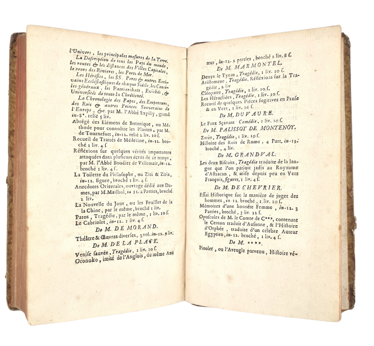 Aphra Behn, Oronoko, Paris 1756.