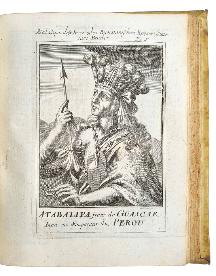 Mallet, Beschreibung des gantzen Welt-Kreises, 1719.