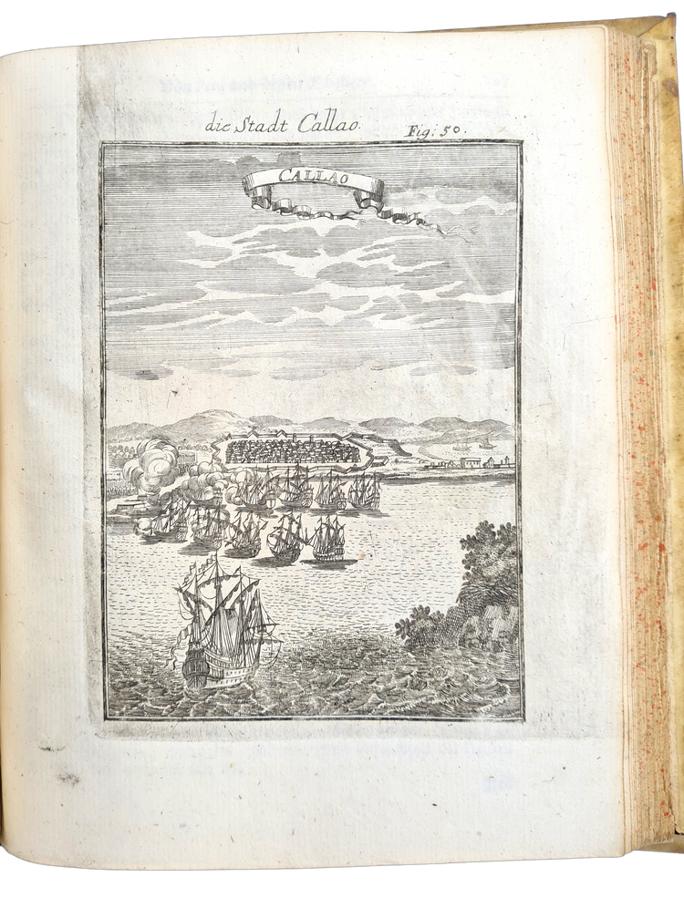 Mallet, Beschreibung des gantzen Welt-Kreises, 1719.