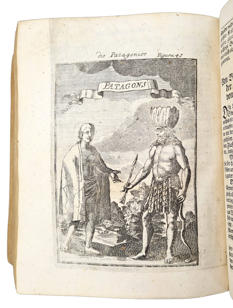 Mallet, Beschreibung des gantzen Welt-Kreises, 1719.