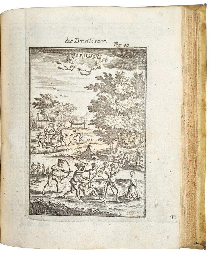 Mallet, Beschreibung des gantzen Welt-Kreises, 1719.