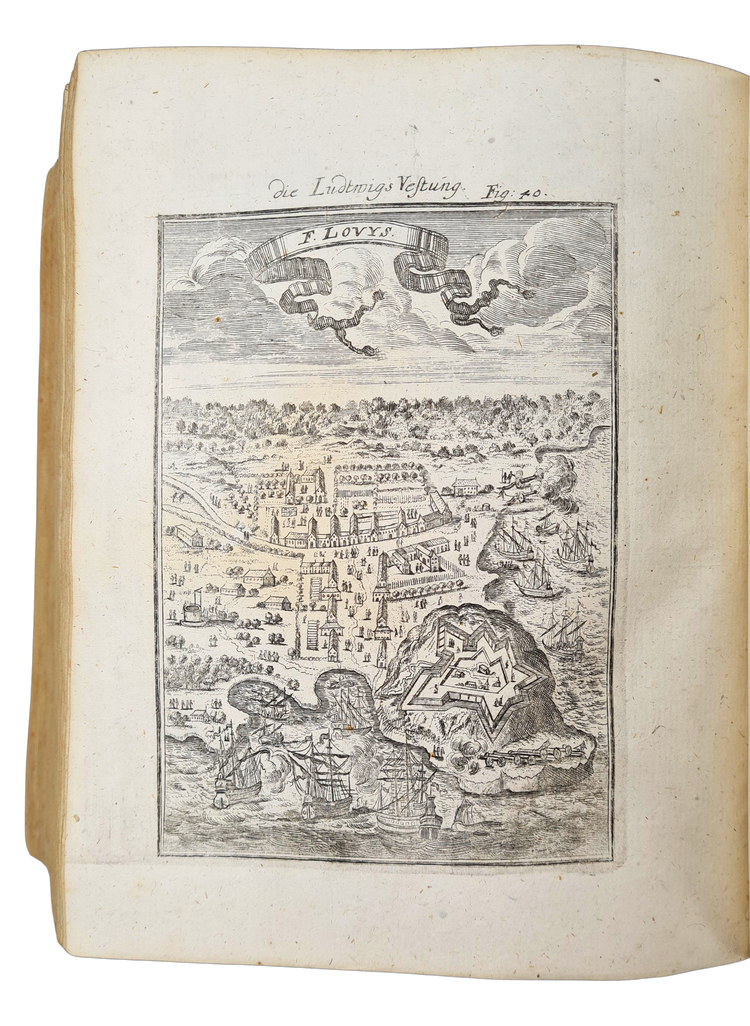 Mallet, Beschreibung des gantzen Welt-Kreises, 1719.