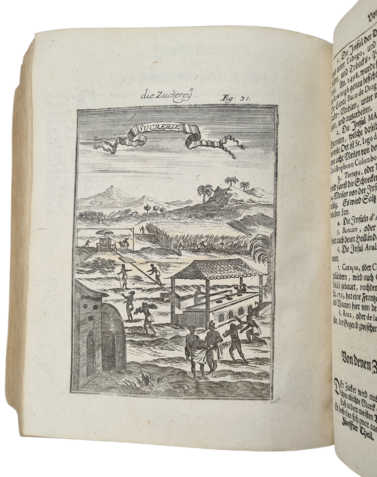 Mallet, Beschreibung des gantzen Welt-Kreises, 1719.