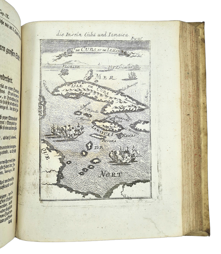 Mallet, Beschreibung des gantzen Welt-Kreises, 1719.