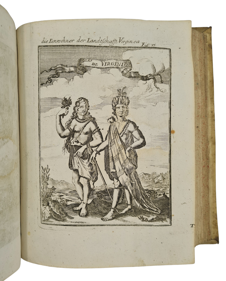 Mallet, Beschreibung des gantzen Welt-Kreises, 1719.