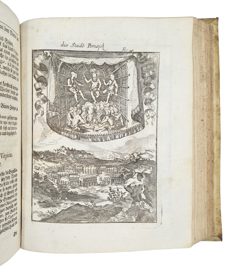 Mallet, Beschreibung des gantzen Welt-Kreises, 1719.