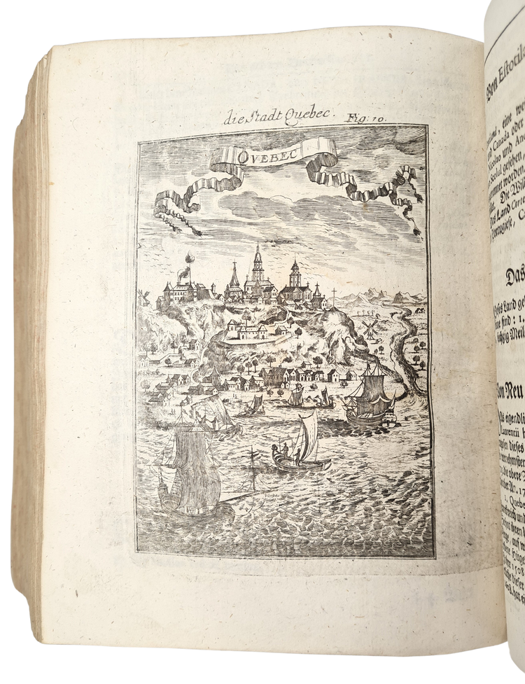 Mallet, Beschreibung des gantzen Welt-Kreises, 1719.