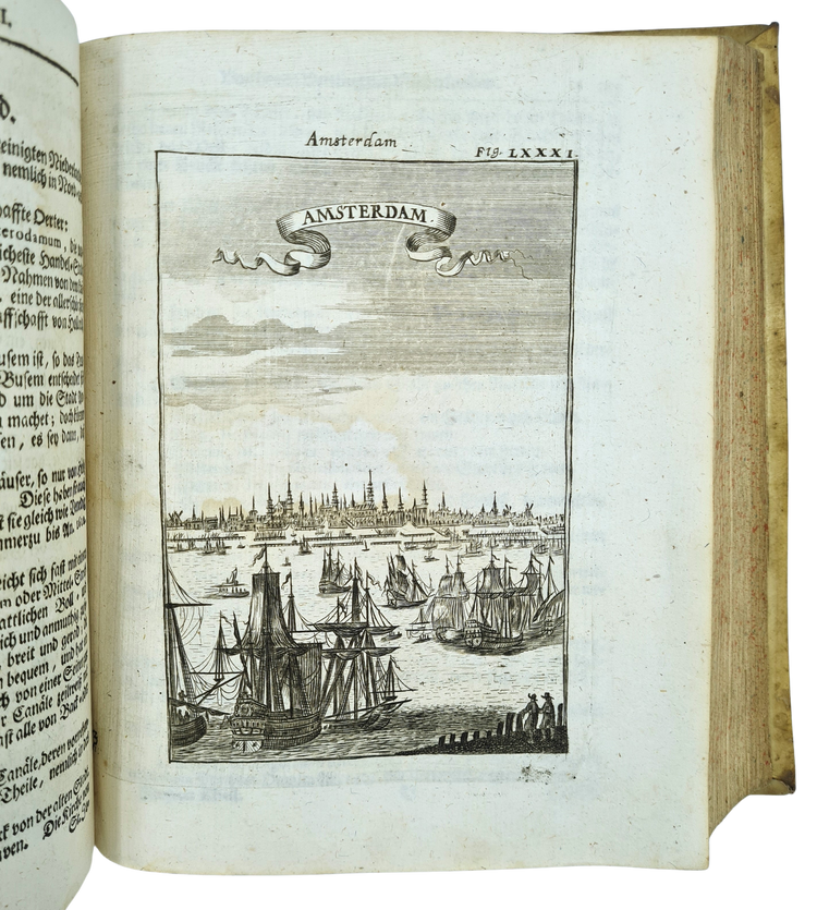 Mallet, Beschreibung des gantzen Welt-Kreises, 1719.