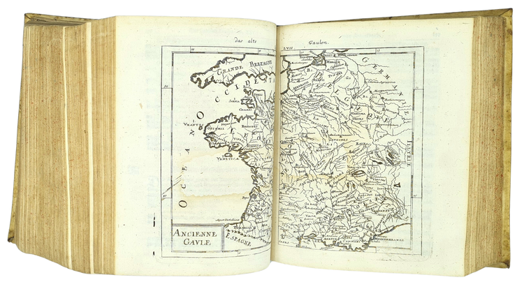 Mallet, Beschreibung des gantzen Welt-Kreises, 1719.