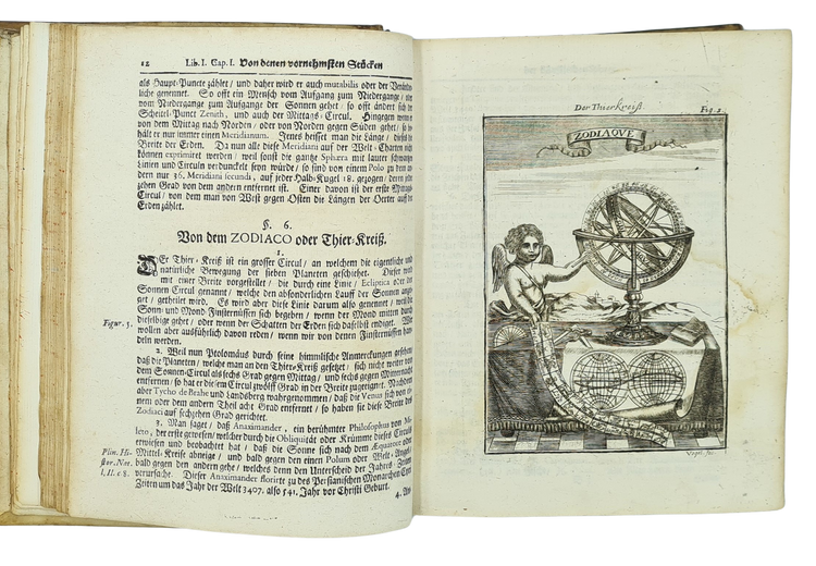 Mallet, Beschreibung des gantzen Welt-Kreises, 1719.