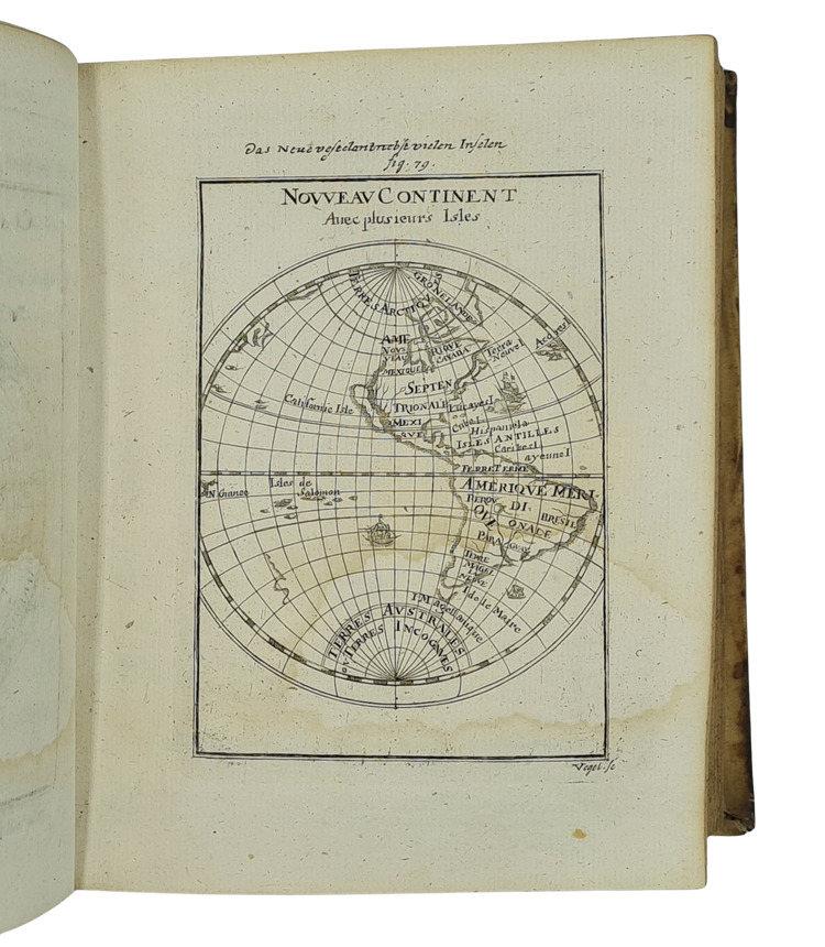 Mallet, Beschreibung des gantzen Welt-Kreises, 1719.