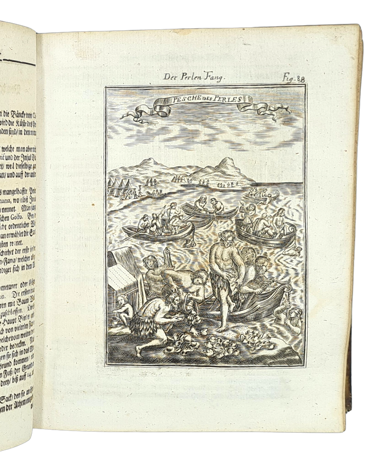 Mallet, Beschreibung des gantzen Welt-Kreises, 1719.