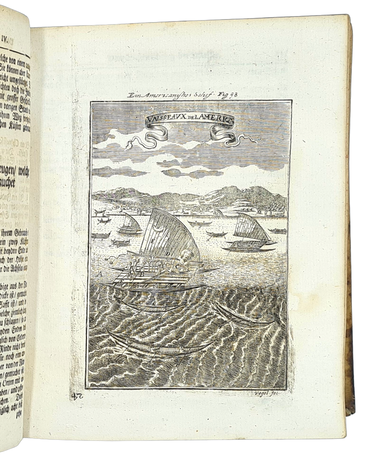 Mallet, Beschreibung des gantzen Welt-Kreises, 1719.