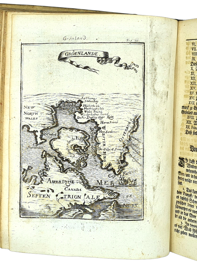 Mallet, Beschreibung des gantzen Welt-Kreises, 1719.