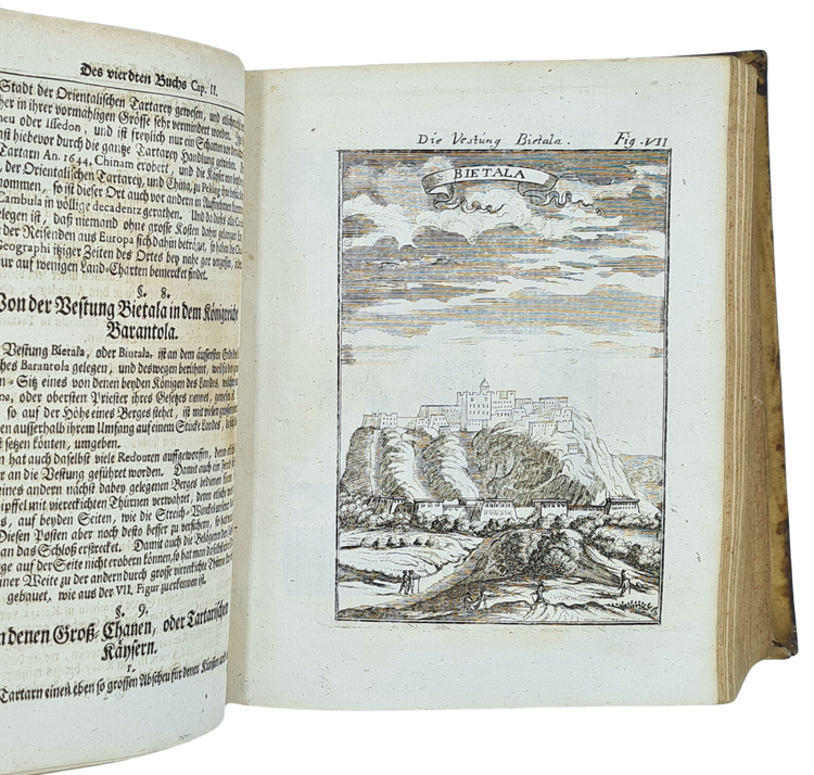 Mallet, Beschreibung des gantzen Welt-Kreises, 1719.