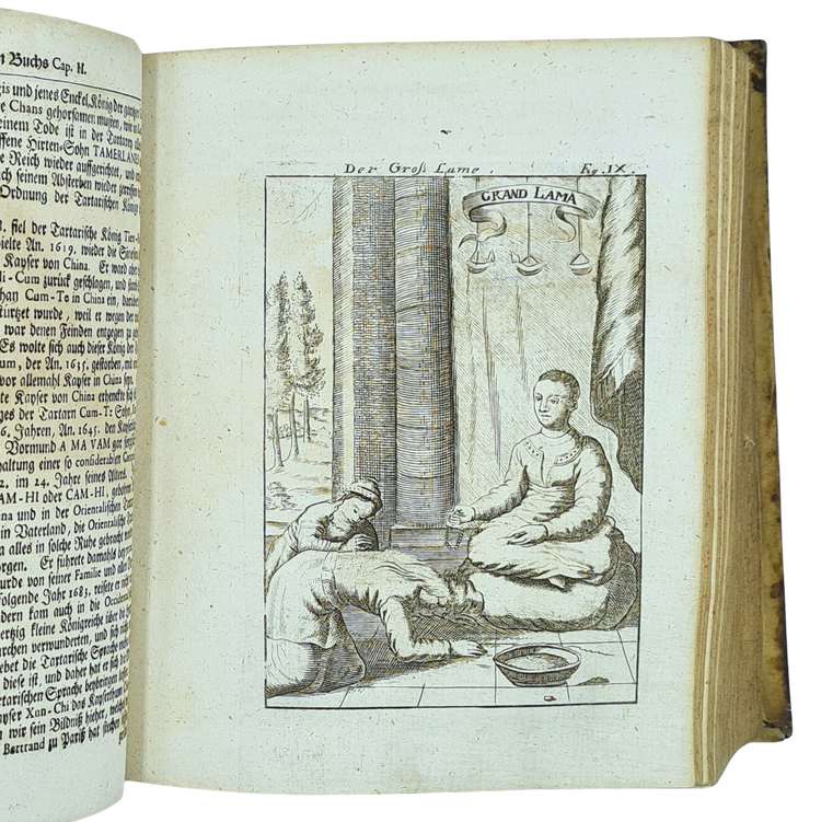 Mallet, Beschreibung des gantzen Welt-Kreises, 1719.
