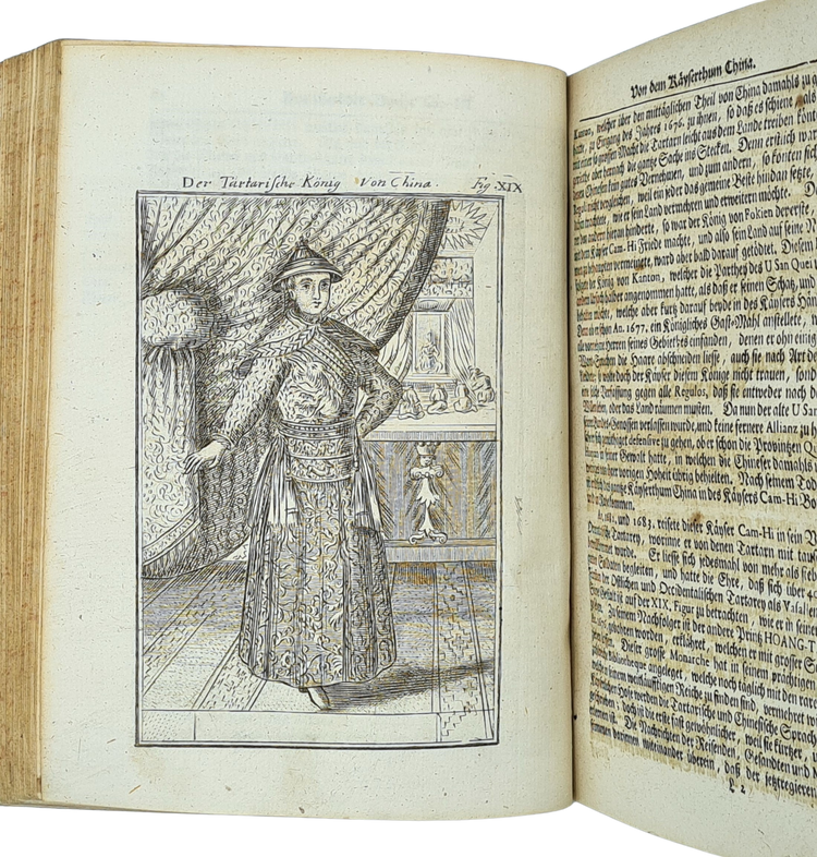 Mallet, Beschreibung des gantzen Welt-Kreises, 1719.