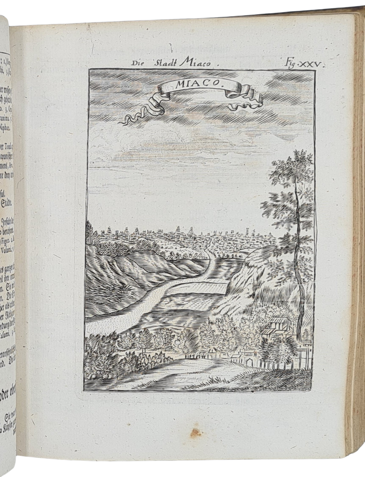 Mallet, Beschreibung des gantzen Welt-Kreises, 1719.