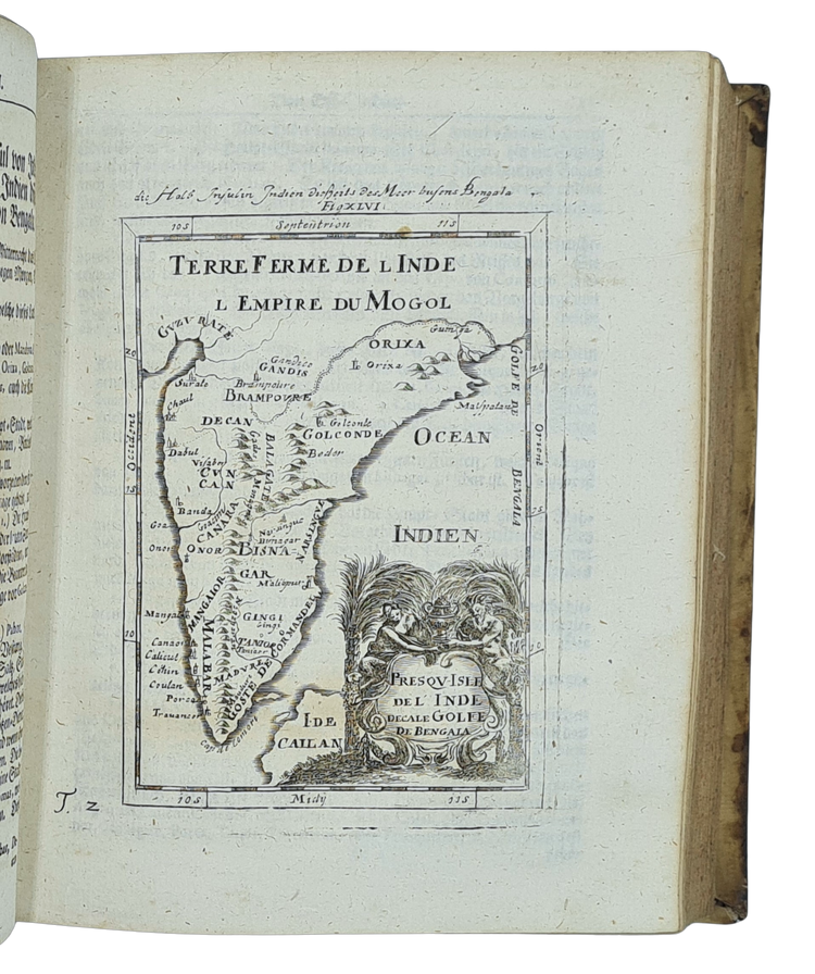 Mallet, Beschreibung des gantzen Welt-Kreises, 1719.