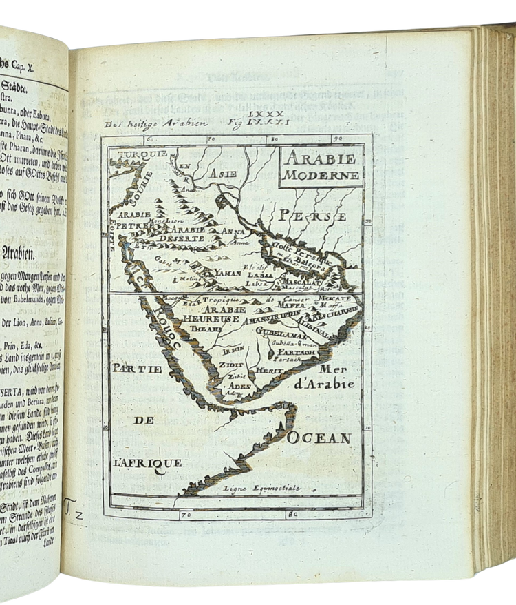 Mallet, Beschreibung des gantzen Welt-Kreises, 1719.