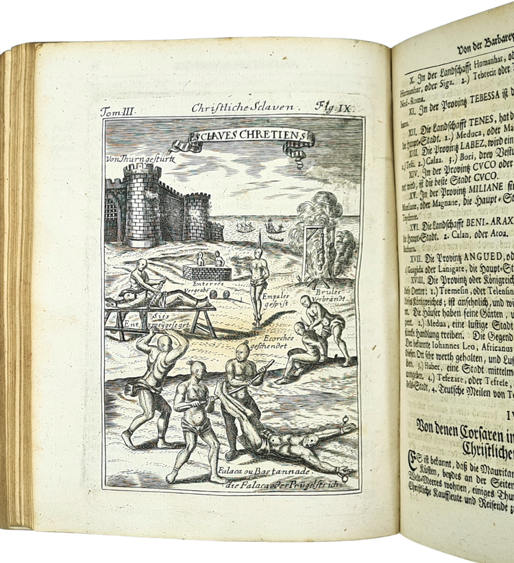 Mallet, Beschreibung des gantzen Welt-Kreises, 1719.