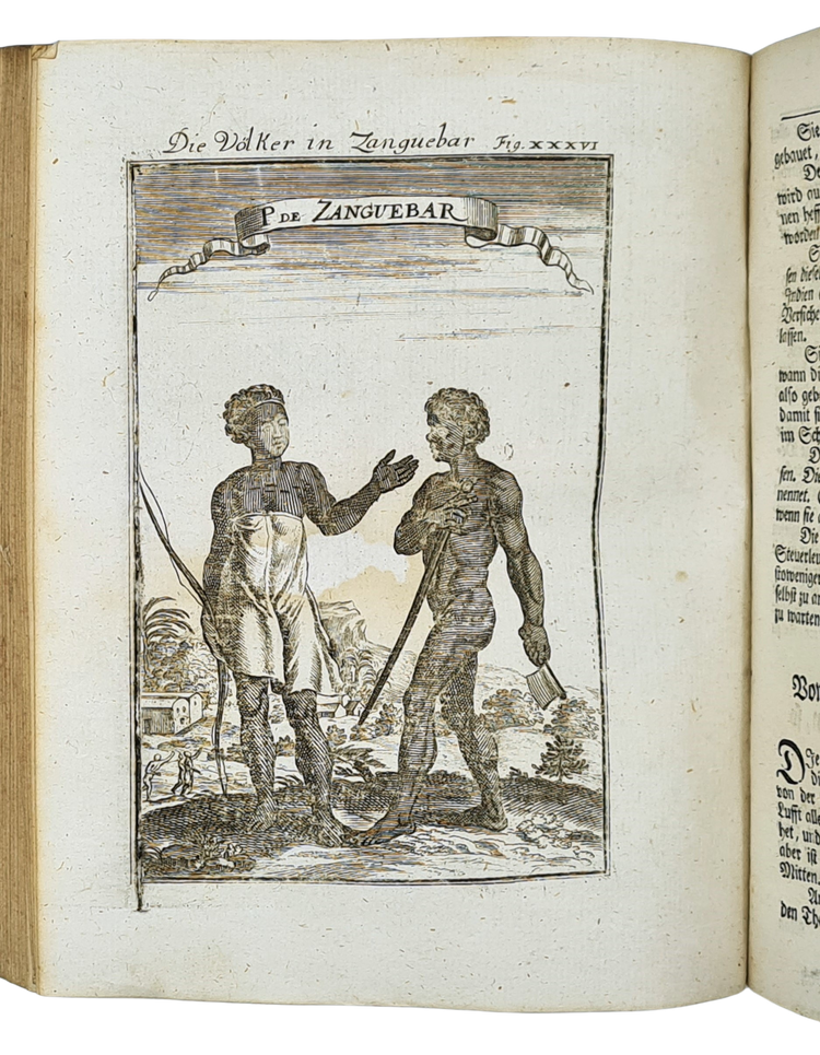 Mallet, Beschreibung des gantzen Welt-Kreises, 1719.
