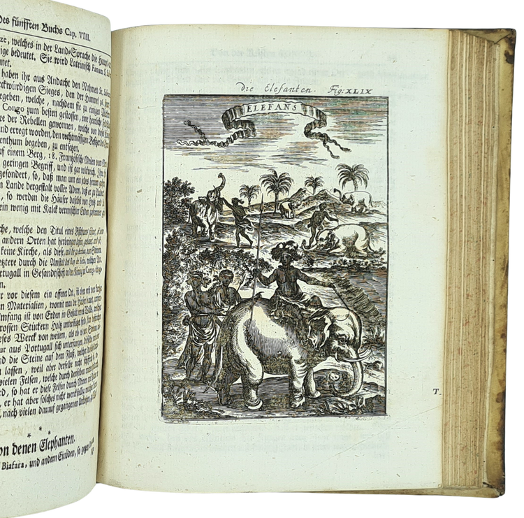 Mallet, Beschreibung des gantzen Welt-Kreises, 1719.
