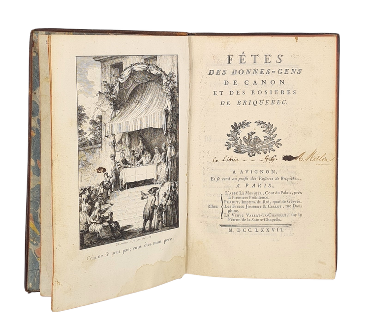 Le Monnier, Discours d'un negre marron, 1777.