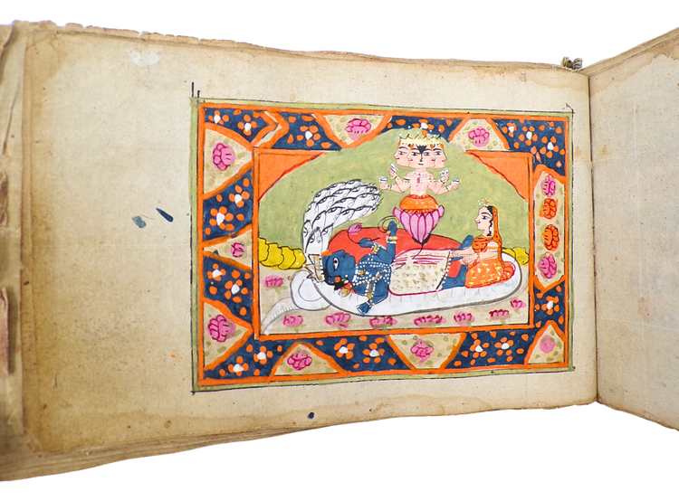 Indian mansucript with 10 fine miniatures