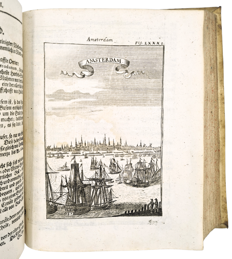 Mallet, Beschreibung des gantzen Welt-Kreises, 1719.