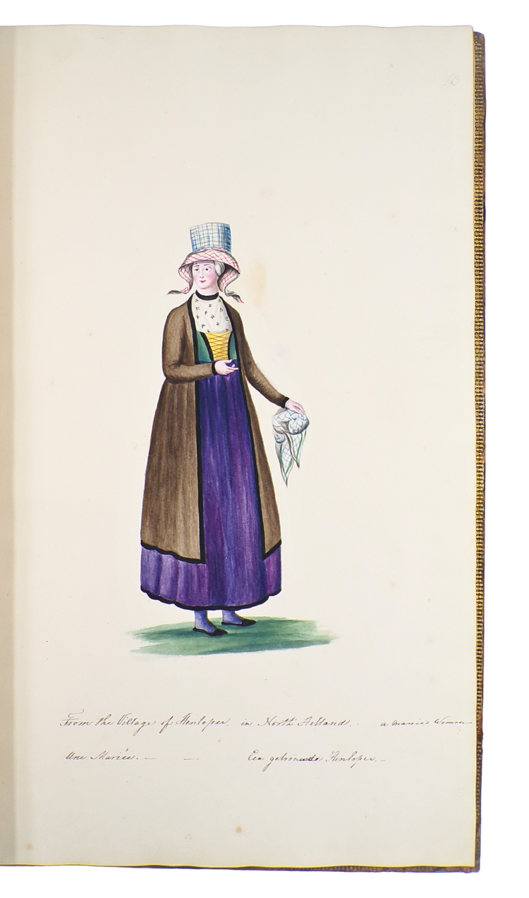 Making the nation: an exceptional album of drawings of Dutch women in regional costume