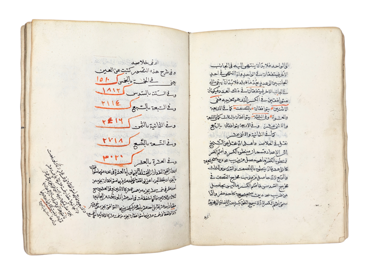 1711 Ottoman Arabic manuscript on heirs, shares, and Islamic inheritance law