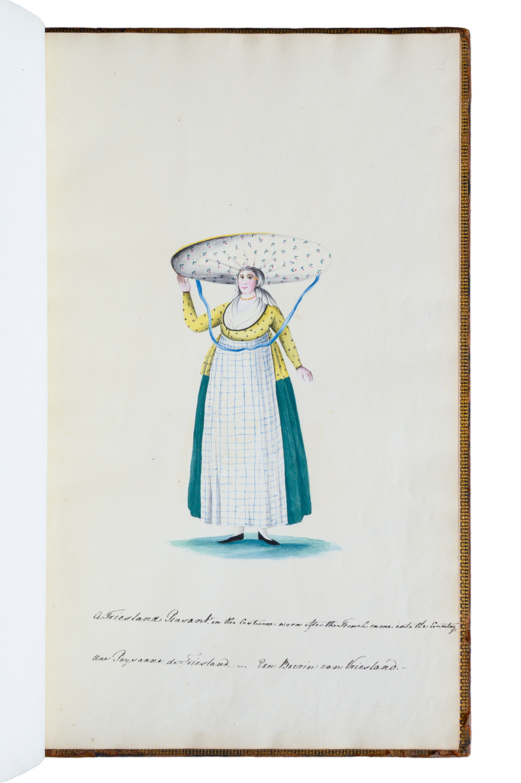 Making the nation: an exceptional album of drawings of Dutch women in regional costume