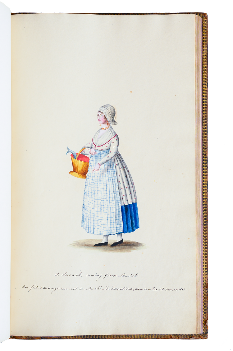 Making the nation: an exceptional album of drawings of Dutch women in regional costume